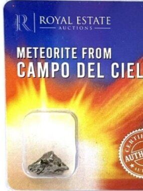 Meteorite Fragment with Certificate Card